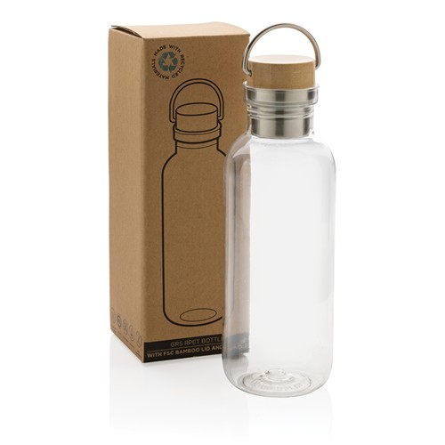 Bouteille 680ml en rPET RCS, couvercle en bambou – Image 10