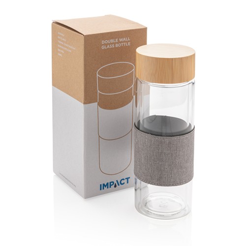 Bouteille à double paroi en verre Impact – Image 19