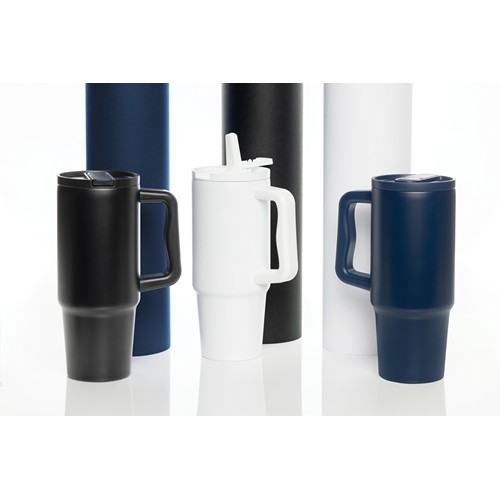 Mug 900ml étanche en acier inoxydable recyclé RCS Embrace – Image 9