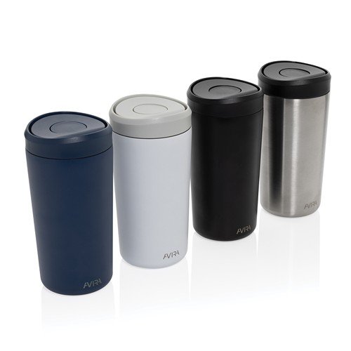 Mug 400ml en acier recyclé RCS Avira Alix – Image 11