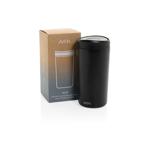Mug 400ml en acier recyclé RCS Avira Alix – Image 3