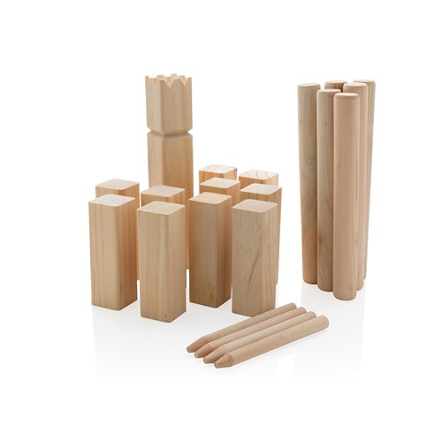 Jeu de Kubb en bois – Image 2
