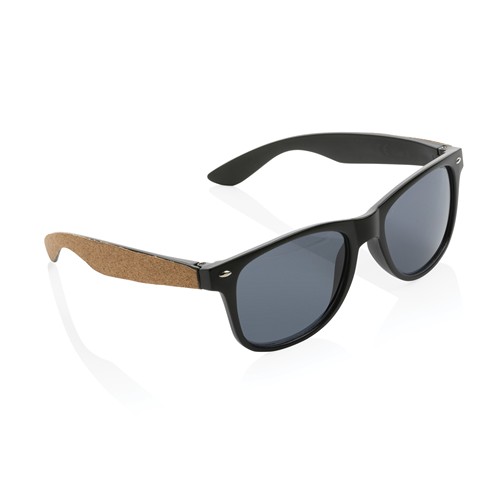 Lunettes de soleil en PC recyclé GRS avec liège – Image 2