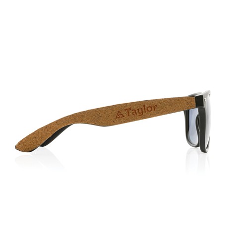 Lunettes de soleil en PC recyclé GRS avec liège – Image 5