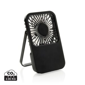 Ventilateur de bureau en plastique recyclé RCS Aervina