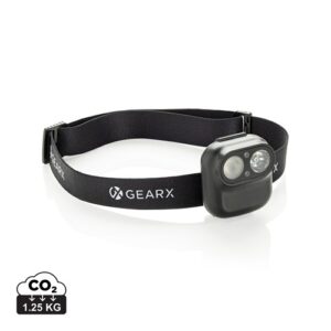 Lampe frontale avec capteur de mouvement en ABS RCS Gear X