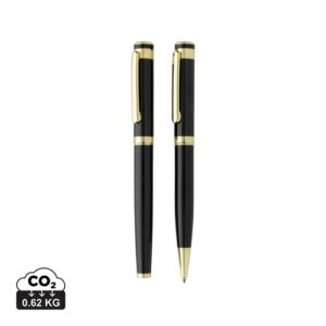 Set de stylos en laiton recyclé RCS Swiss Peak Luca
