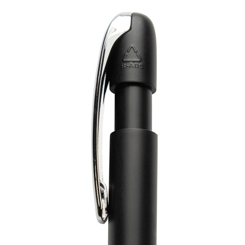 Stylo à clip métallique en ABS recyclé GRS Glide – Image 3