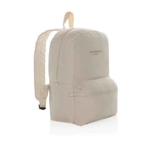 Sac à dos en toile recyclée 285g/m² non teintée Aware™ – Image 6