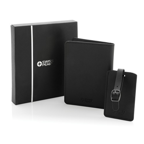 Set de voyage en PU recyclé GRS Swiss Peak – Image 8