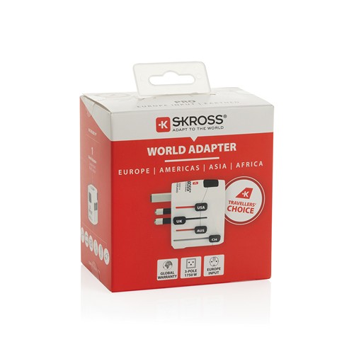 SKROSS Adaptateur de Voyage universel 3-Pôles Pro – Image 8