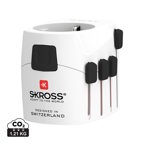 SKROSS Adaptateur de Voyage universel 3-Pôles Pro