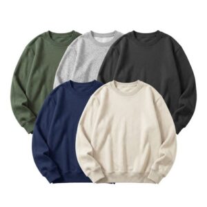 Sweat col rond coton biologique 340g