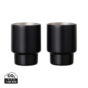VINGA Set de 2 tasses en acier RCS Nagano