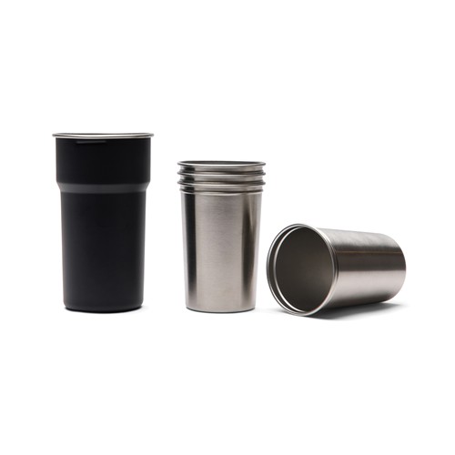 VINGA Set de 4 tasses 250ml en acier inoxydable RCS Parks – Image 5
