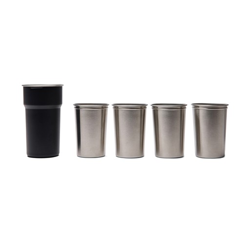 VINGA Set de 4 tasses 250ml en acier inoxydable RCS Parks – Image 6