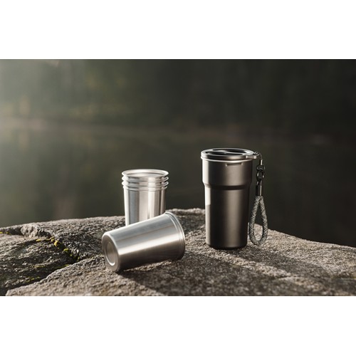VINGA Set de 4 tasses 250ml en acier inoxydable RCS Parks – Image 10