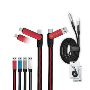 CABLE DE CHARGE RAPIDE ET TRANSFERT 6 EN 1