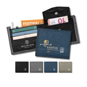 PORTE MONNAIE ANTI RFID EN RPET