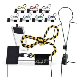 CORDON TOUR DE COU / LANYARD TUBULAIRE TISSEE PORTE TELEPHONE