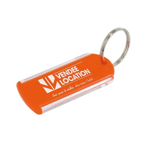 PORTE-CLES PORTE ETIQUETTE (anneau 25 mm) – Image 3