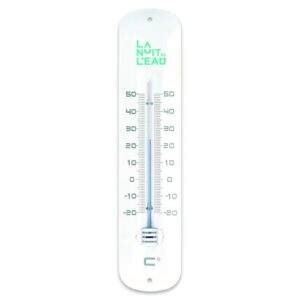 THERMOMETRE METAL LAQUE 30CM