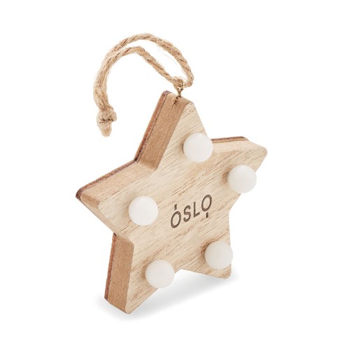 LALIE Étoile en bois avec lumières – Image 5