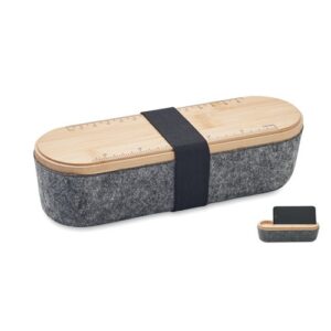 MILE Trousse en feutre RPET