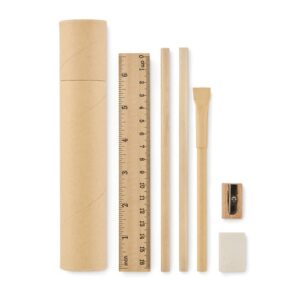MEJU Set d'écriture tube en papier
