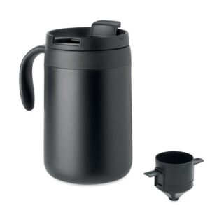 CAFETITO Mug double paroi filtre à café
