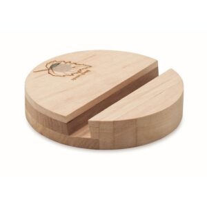 GROW ROUND STAND Support de téléphone en bouleau