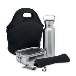 ILY Set à déjeuner en acier inox.