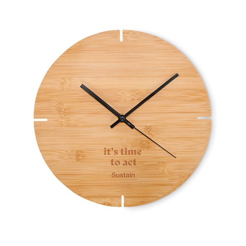 ESFERE Horloge murale en bambou – Image 5