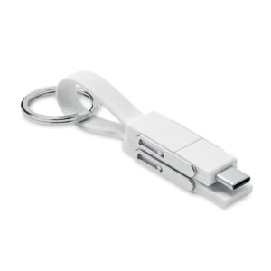 KEY C Porte-clés avec câble 4 en 1