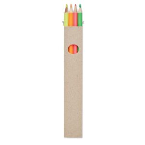 BOWY 4 crayons surligneurs dans une