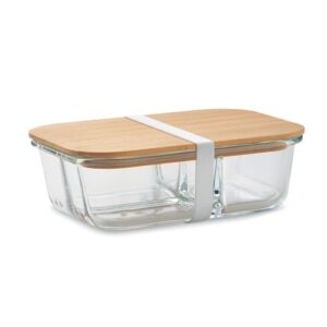 TUNDRA 3 Lunchbox en verre et bambou