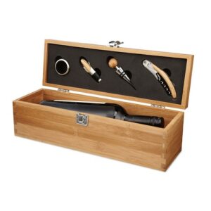 TARDOR Set à vin en bambou
