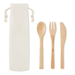 SETBOO Set de couverts en bambou